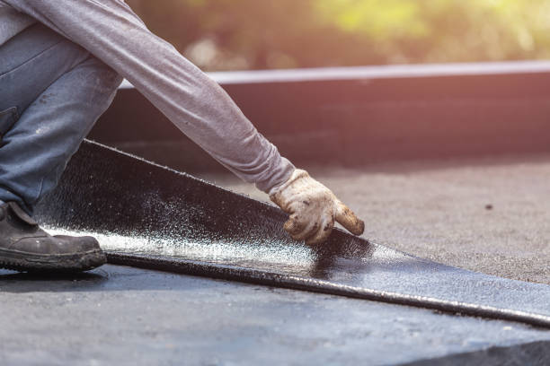Professional Waterproofing technician working in Hoagland, IN